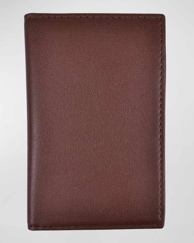 Personalized Leather RFID-Blocking Card Holder